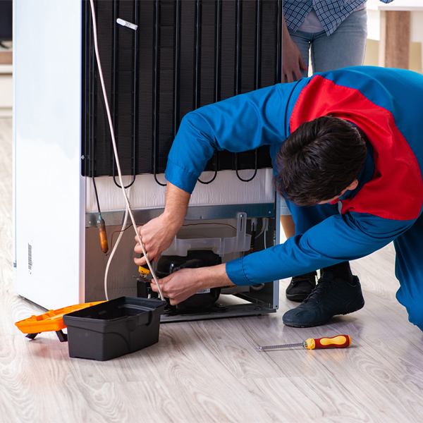 how much do you charge for refrigerator repair services in Woodland North Carolina